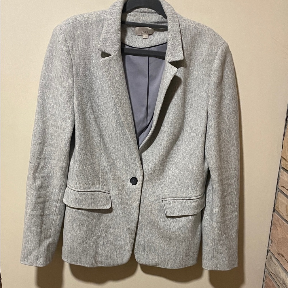 LOFT Light Gray Women's Blazer